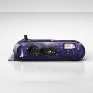 Vintage Polaroid Instand Pocjet Camera in Purple Transparent Design